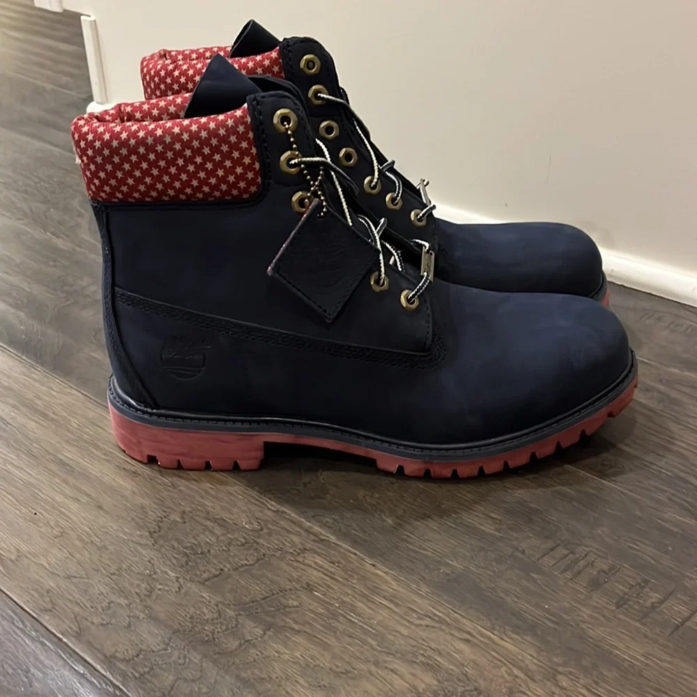 Timberland X Villa Stars and Stripes Old Glory 6” Boots new 4th of July Mens 10